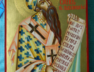Sfantul Ierarh Chiril al Alexandriei- Mare aparator al CREDINTEI si al Maicii Domnului